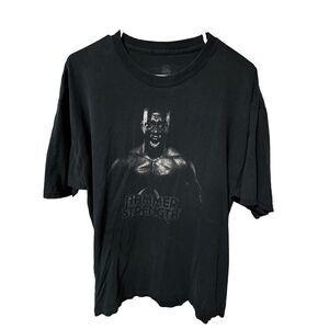 Vintage Single Stitch Hammer Strength Weightlifting T Shirt Men XL USA